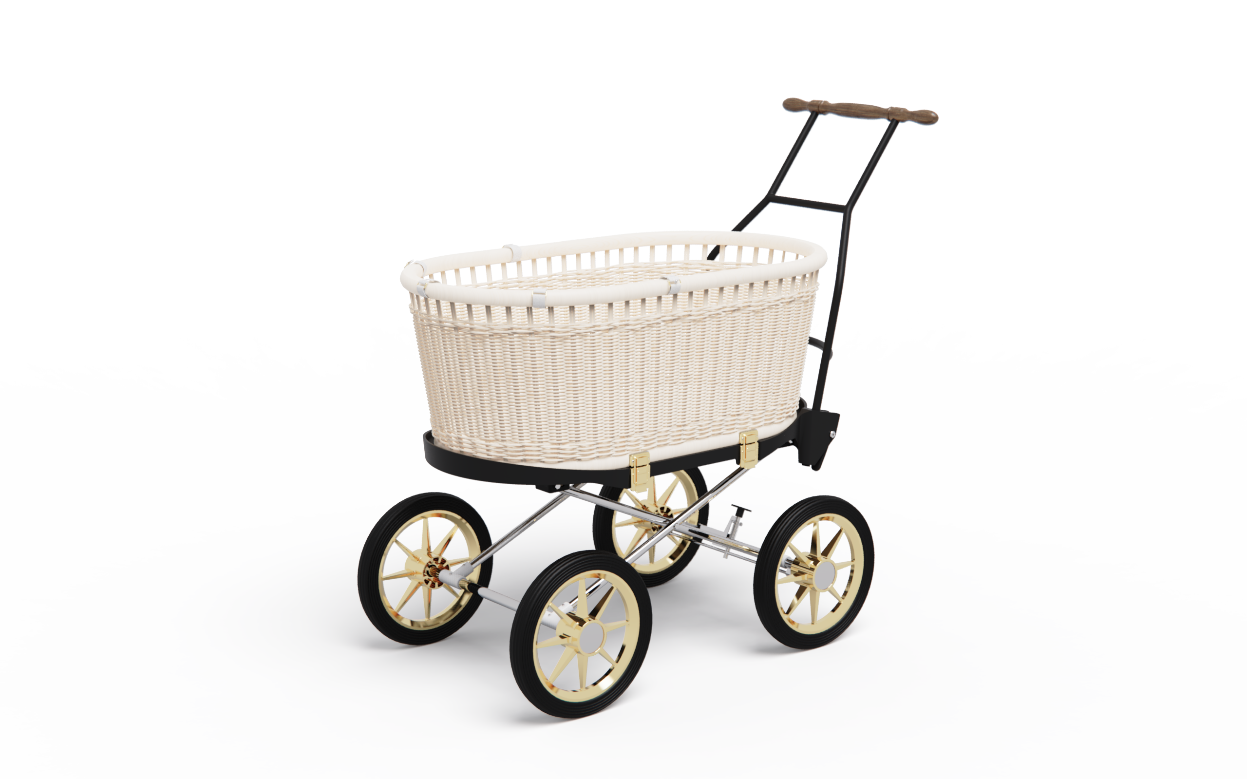 東京乳母車　プスプス　ブラック×ゴールド プスプス ブラック 東京乳母車 プスプス ブラック×ゴールド 二人乗り